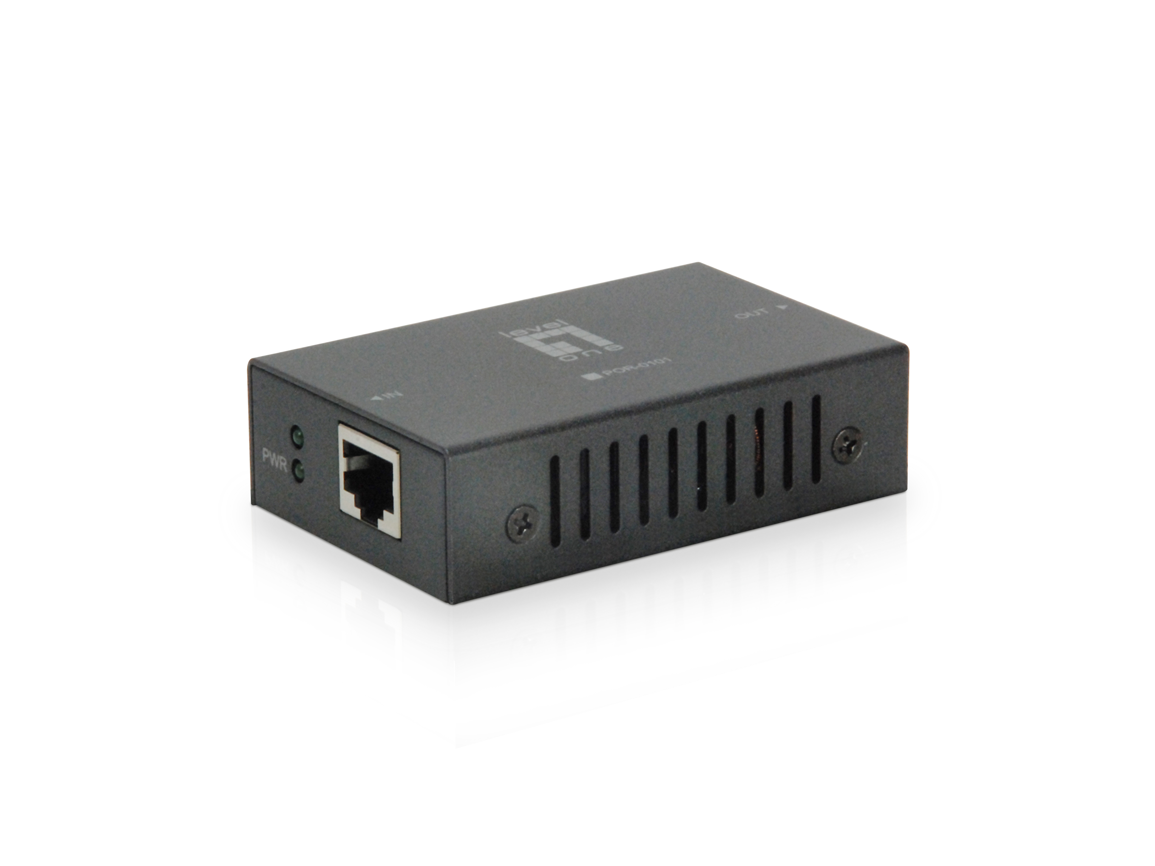 LevelOne POR-0101 - Repeater - 100Mb LAN - 10Base-T, 100Base-TX, Ansicht 3