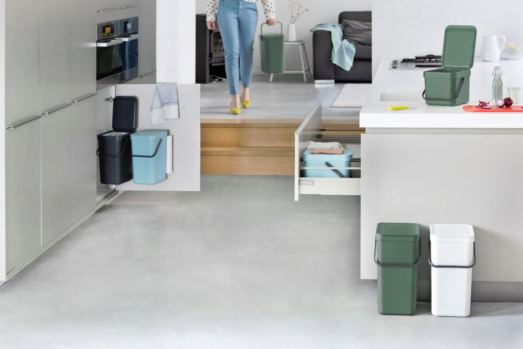 Brabantia 129827 - 16 l - Rechteckig - Kunststoff - Grün - 220 mm - 279 mm, Ansicht 2