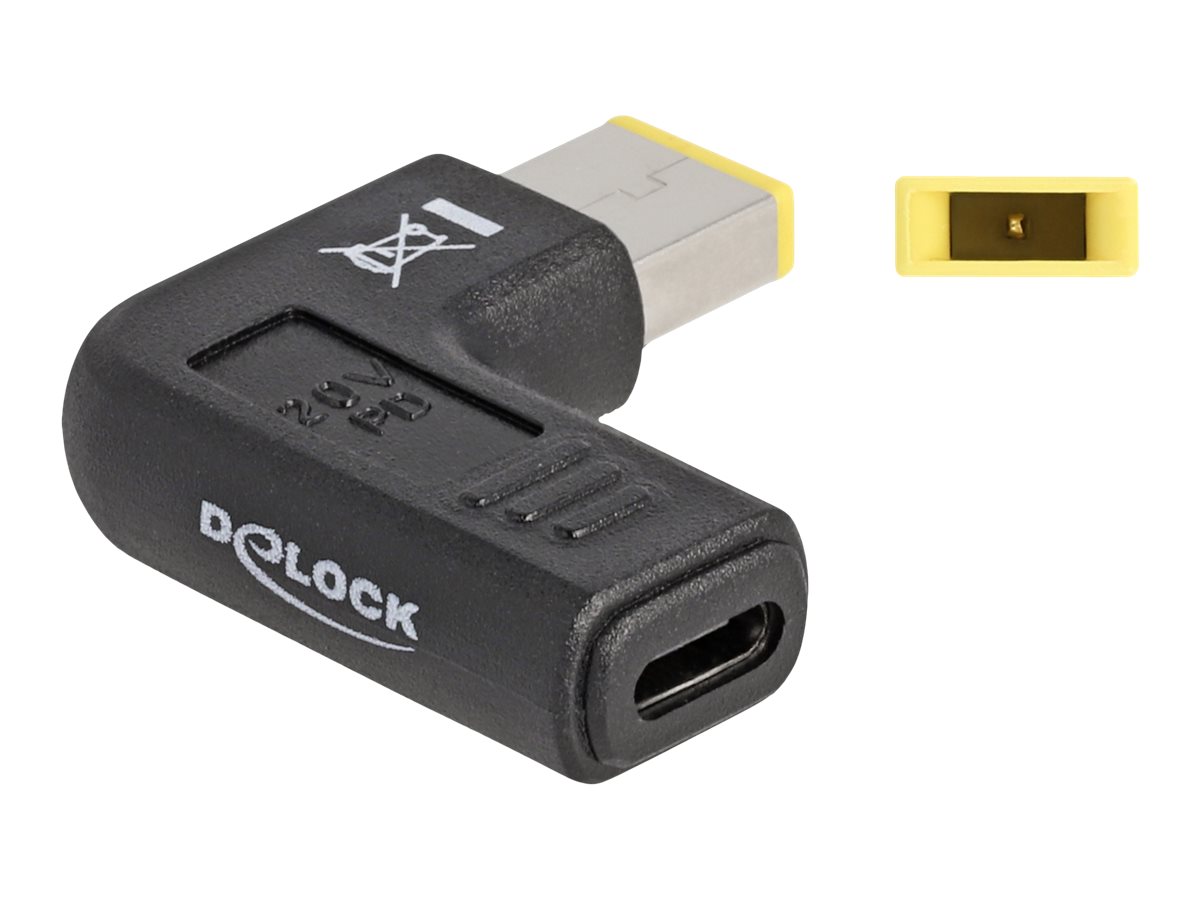 Delock Netzteil - 24 pin USB-C (W) zu GS-Antriebshebezug 11 x 45 mm (M)