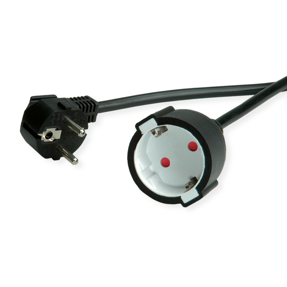 VALUE Spannungsversorgungs-Verlängerungskabel - power CEE 77 (M)