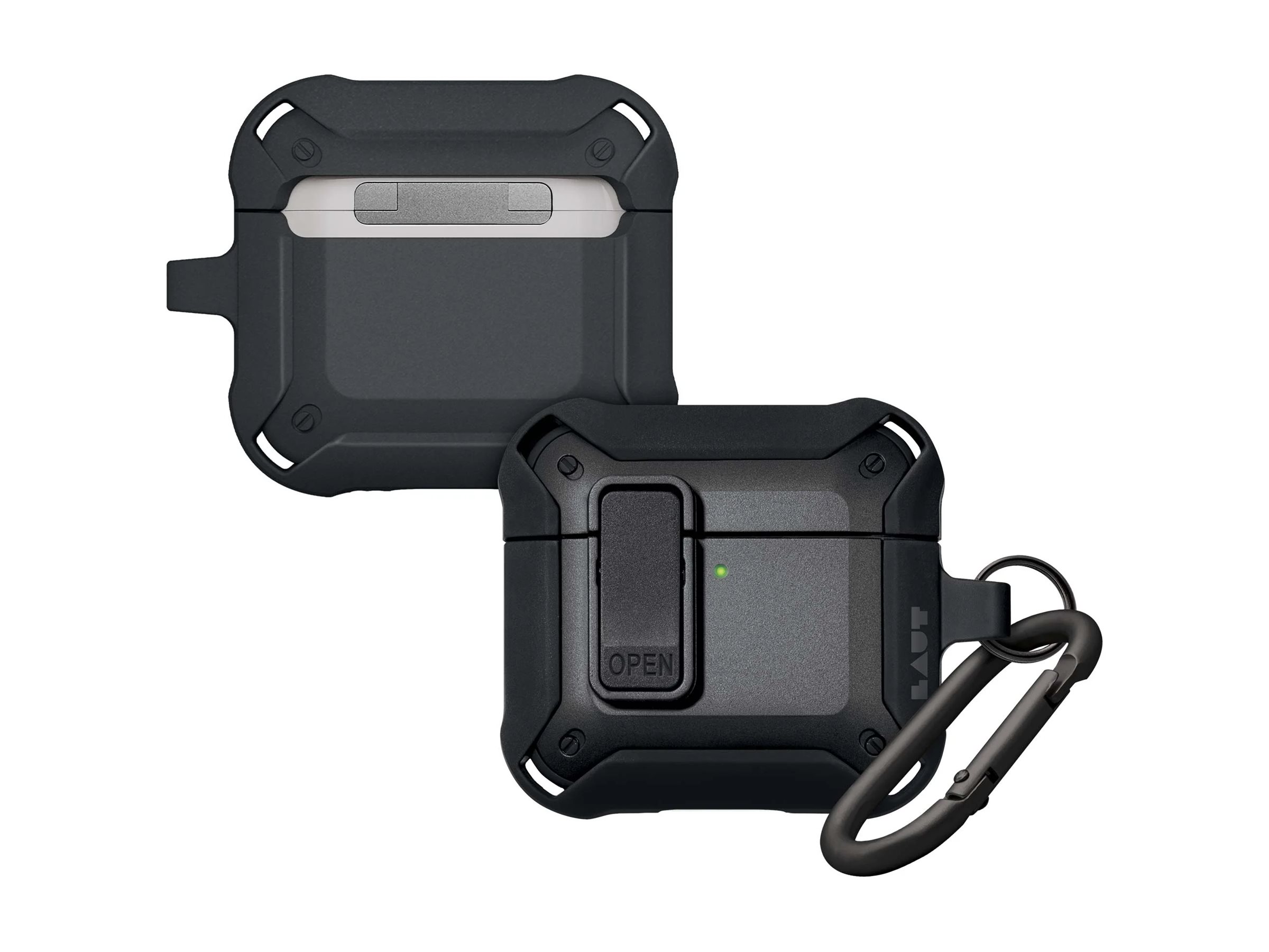 Laut International Zentry Black protective case for AirPods 4zh Gen., Ansicht 4