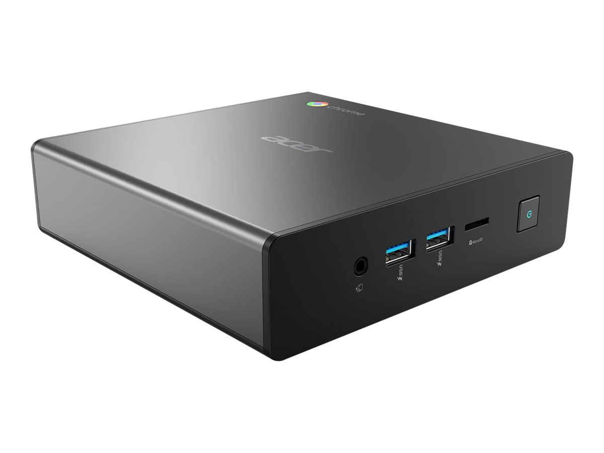 Acer Chromebox CXI4 - Mini-PC - 1 x Core i3 10110U / 2.1 GHz - RAM 8 GB - Flash - eMMC 64 GB - UHD Graphics - 1GbE - WLAN: 802.11a/b/g/n/ac/ax, Bluetooth 5.0 - Chrome OS (mit Chrome Enterprise Upgrade)