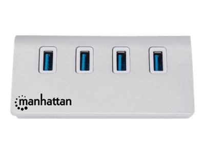 Manhattan USB-A 4-Port Hub, 4x USB-A Ports, 5 Gbps (USB 3.2 Gen1 aka USB 3.0), Ansicht 5