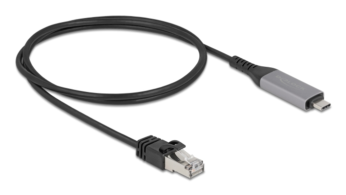 Delock USB LAN Kabel Type-C zu RJ45 Gigabit Ethernet - Kabel - Digital/Daten, Ansicht 3