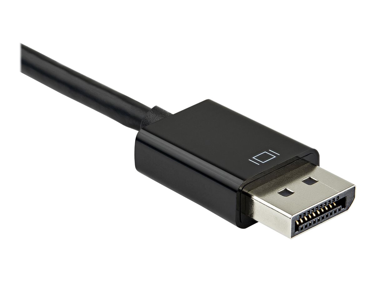StarTech.com DisplayPort to HDMI VGA Adapter, DisplayPort 1.2 HBR2 to HDMI 2.0 (4K 60Hz) or VGA 1080p Converter Dongle, DP to HDMI or VGA Monitor Adapter, Digital Video Display Adapter - Multiport Video Dongle (DP2VGAHD20) - Videoadapter - DisplayPor...