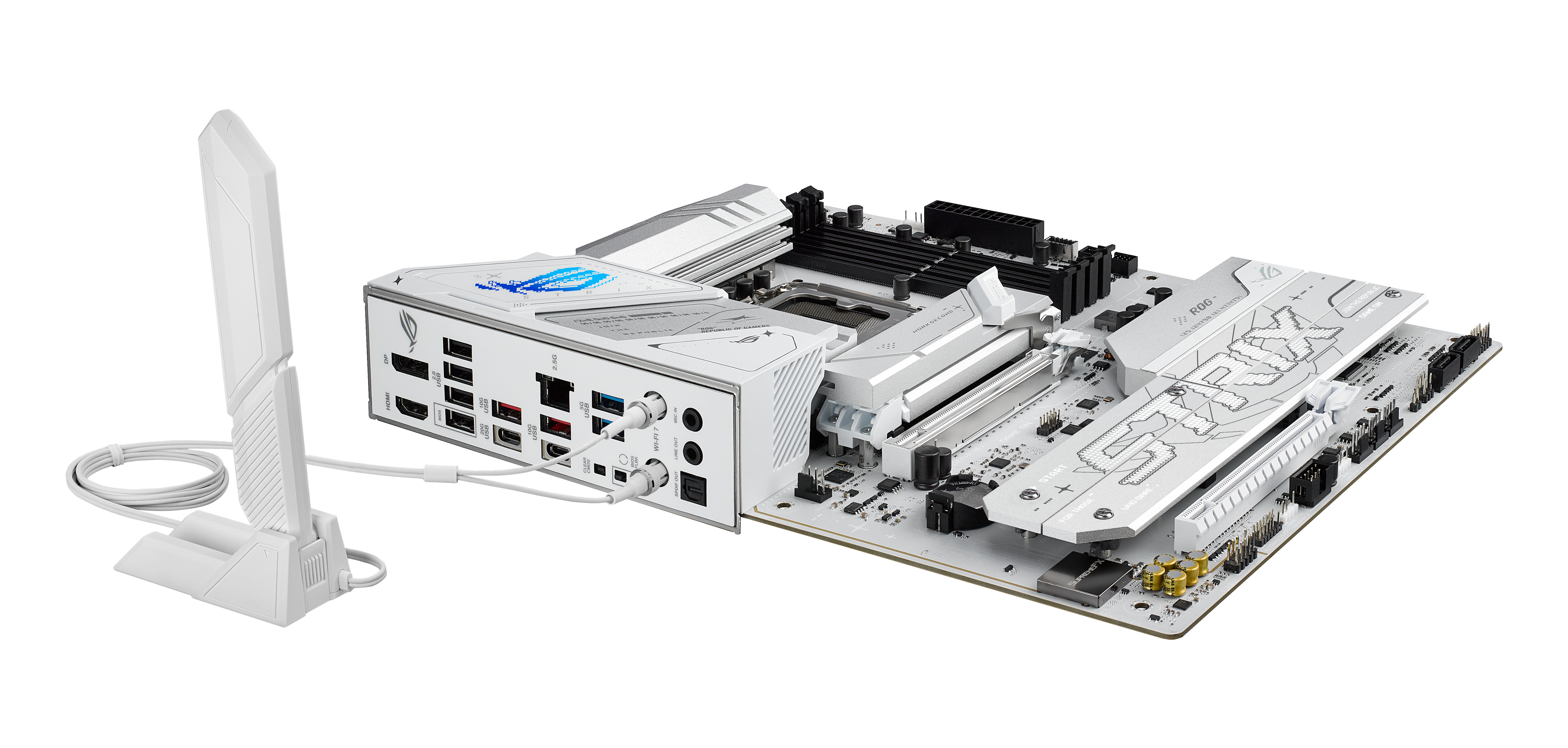 ASUS ROG STRIX B860-A GAMING WIFI - Motherboard - ATX - LGA1851-Sockel - B860 Chipsatz, Onboard-Grafik(CPU erforderlich), Ansicht 3