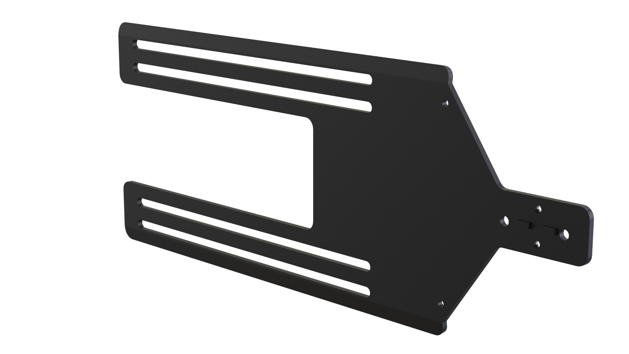Ergonomic Solutions Kiosk straight bracket Portrait 22in to 15in, Ansicht 2