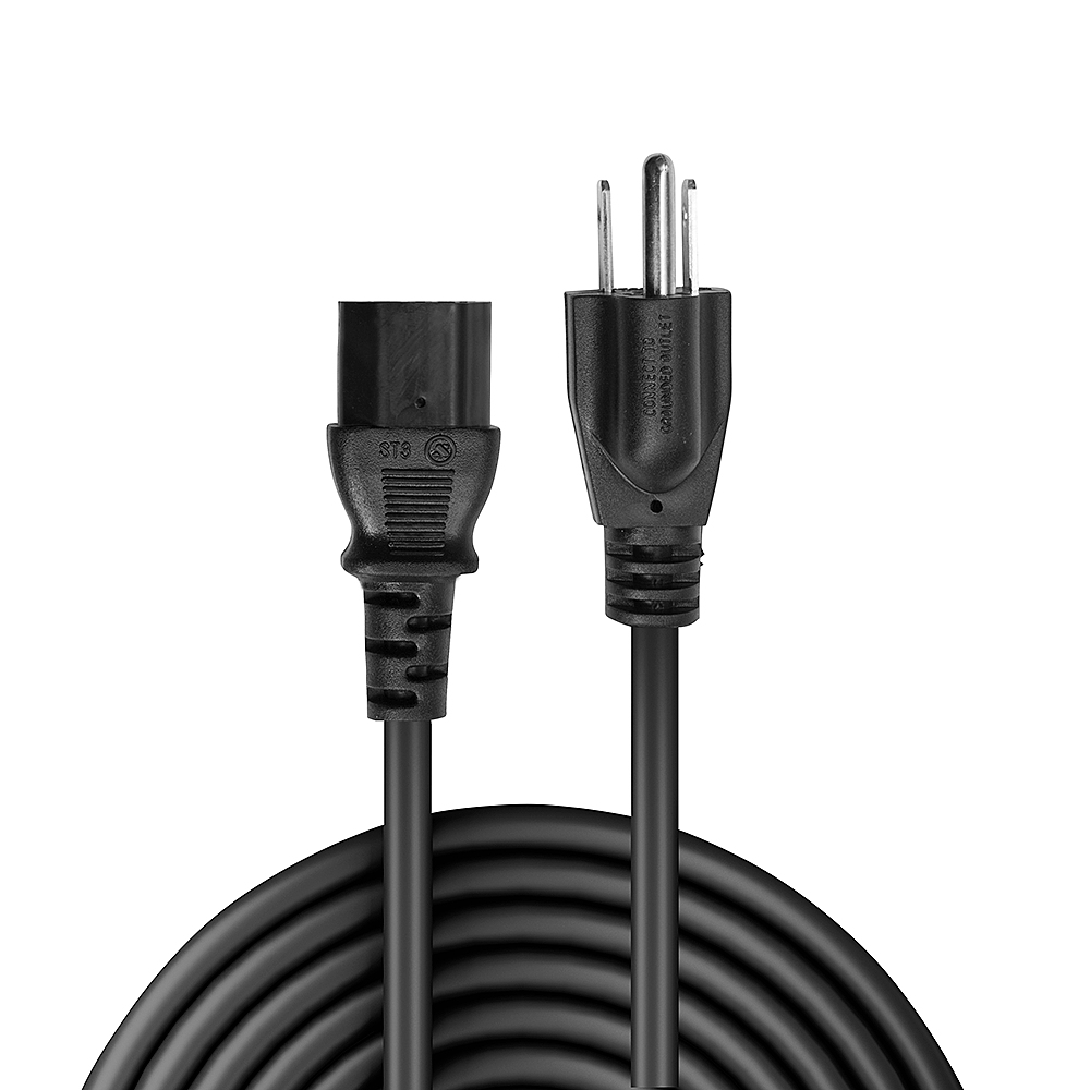 Lindy Stromkabel - NEMA 5-15P (S) bis IEC 60320 C13, Ansicht 3