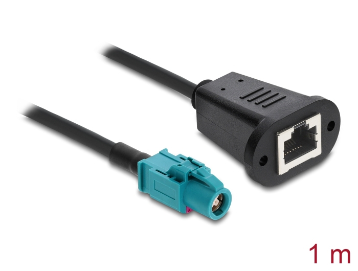 Delock Netzwerkkabel - HSD Z (W) zu RJ-45 (W), Ansicht 2
