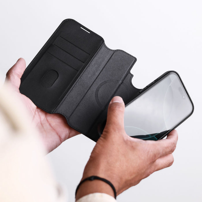 Vonmählen Vegan Leather Folio iPhone 17 Air Black, Ansicht 3