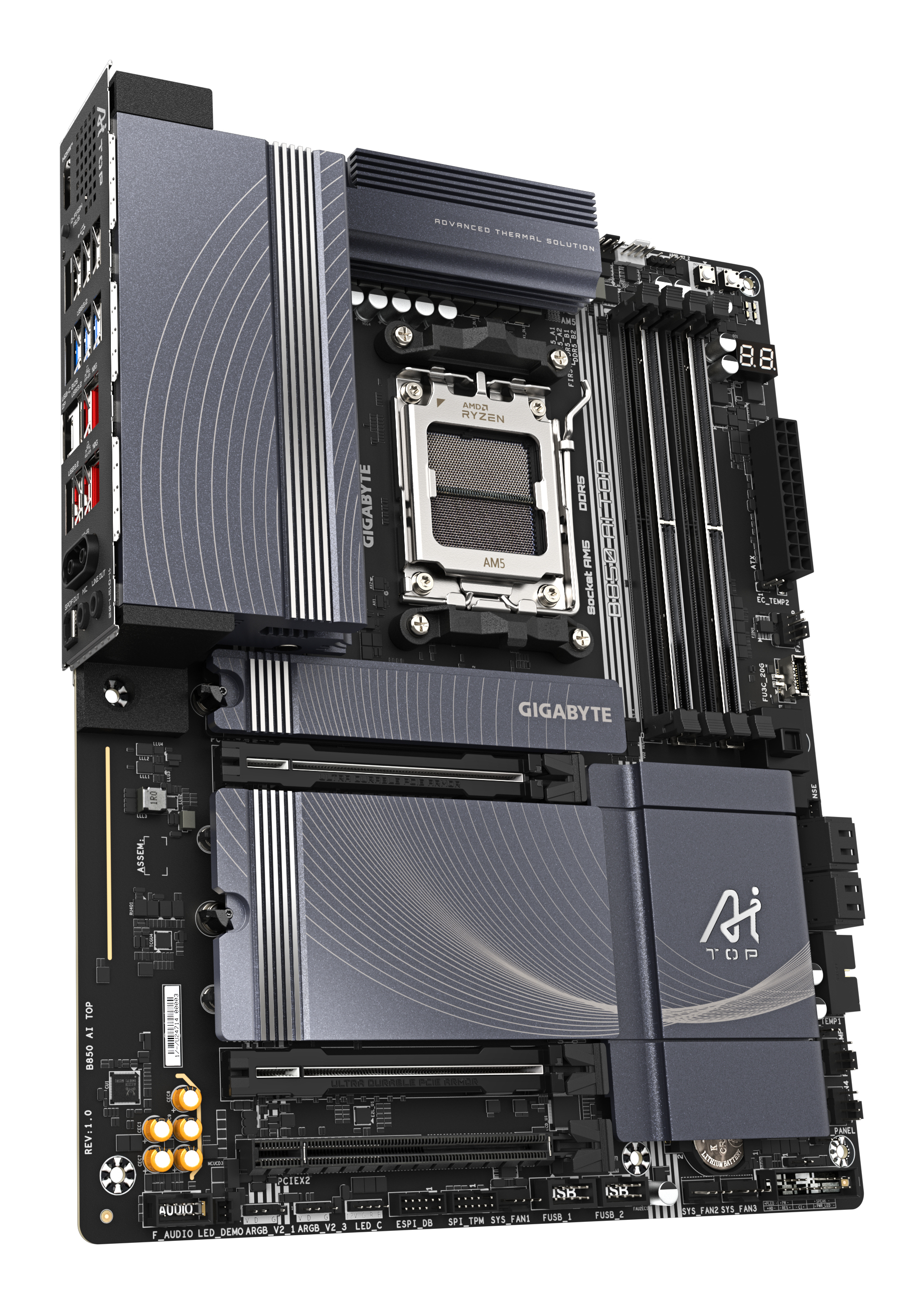 Gigabyte B850 AI TOP - Motherboard - ATX - Socket AM5 - AMD B850 Chipsatz, Ansicht 4