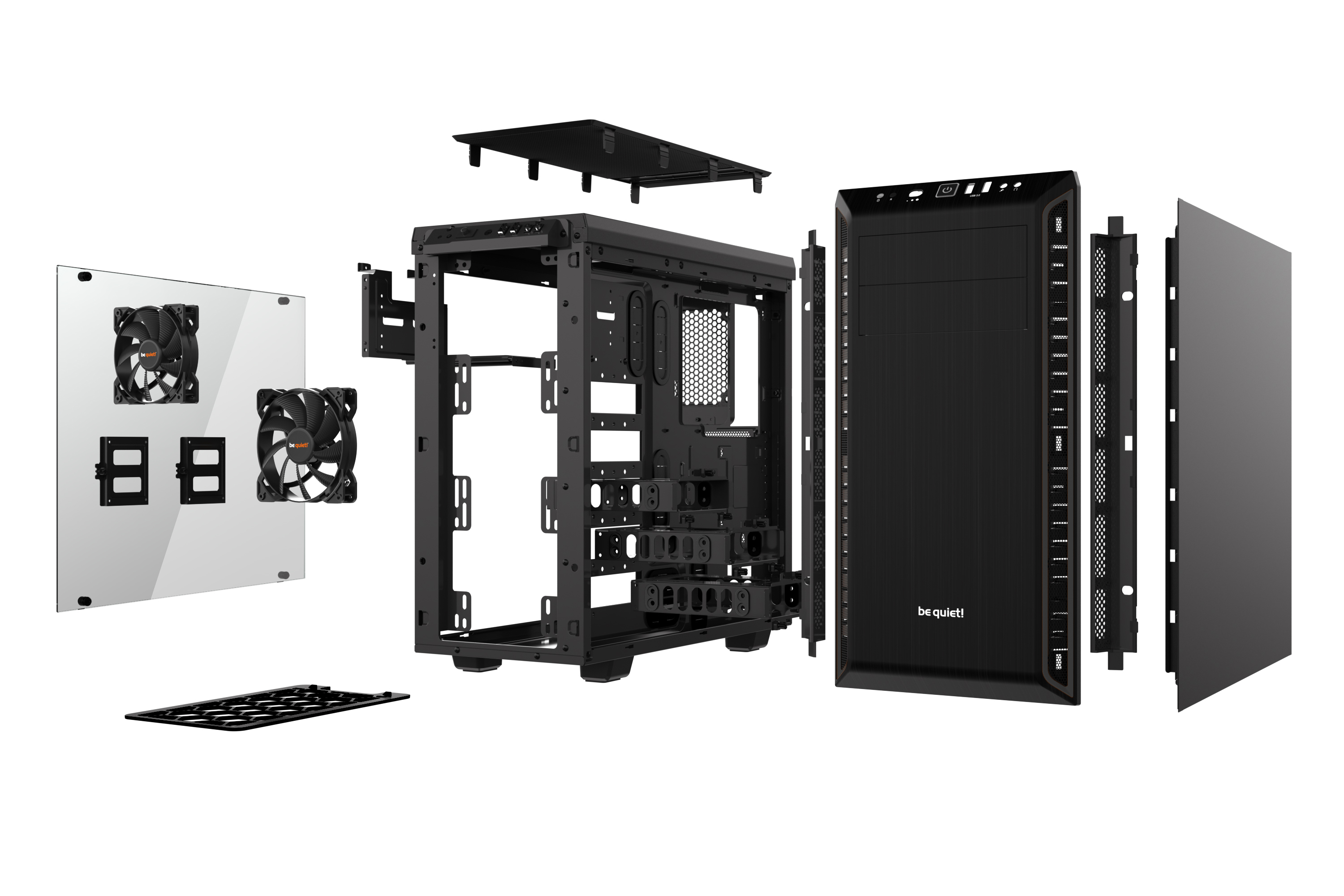 Be Quiet! Pure Base 600 Window - Tower - ATX - ohne Netzteil (ATX / PS/2), Ansicht 3