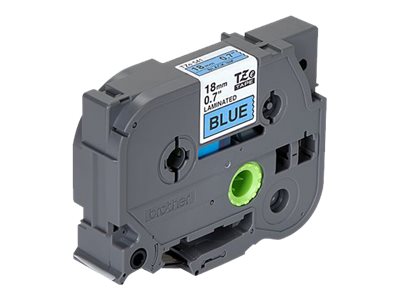 Brother TZe-541 - Standard-Klebstoff - Schwarz auf Blau - Rolle (1,8 cm x 8 m), Ansicht 4