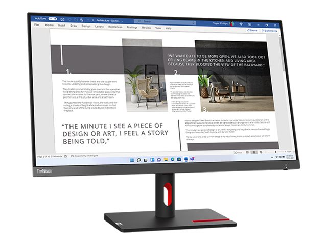 Lenovo ThinkVision S27i-30 - LED-Monitor - 68.6 cm (27), Ansicht 4