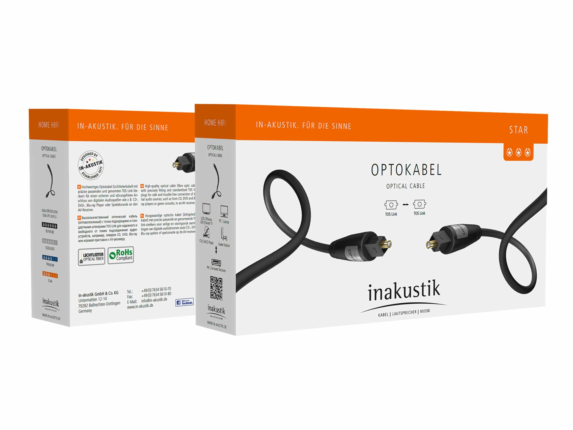 in-akustik Star Optical Cable - Digitales Audio-Kabel (optisch), Ansicht 2