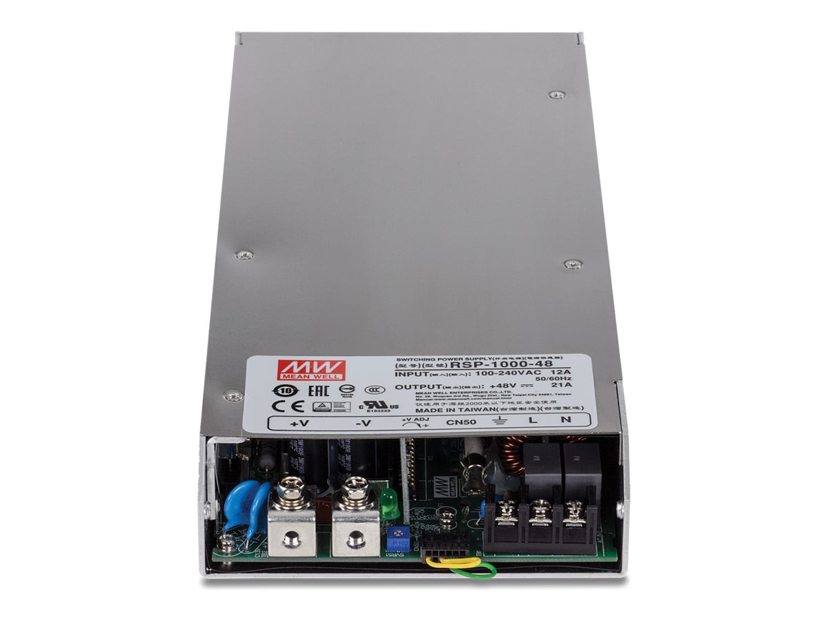 TRENDnet TI-RSP100048 - Netzteil (Rack - einbaufähig) - Wechselstrom 100-240 V - 1000 Watt - aktive PFC - 4U - 48.3 cm (