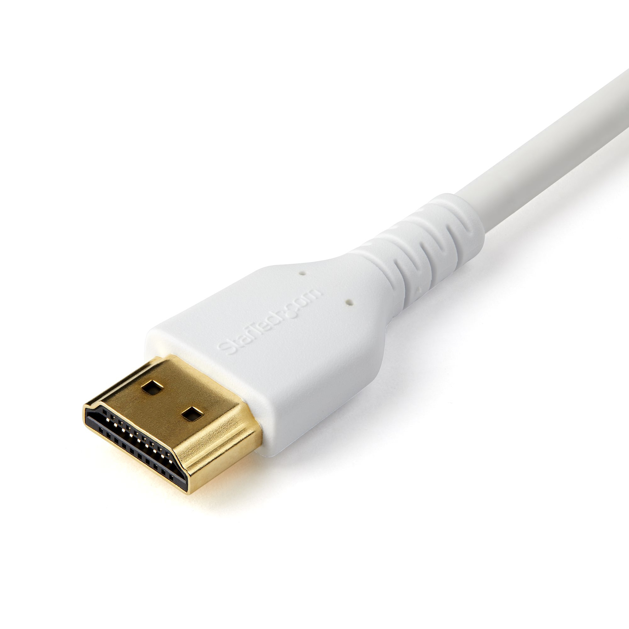 StarTech.com RHDMM2MPW HDMI Kabel (4K 60Hz, 2m, High Speed, HDMI 2.0, TPE- Kabel, mit Ethernet, robust, Ansicht 4