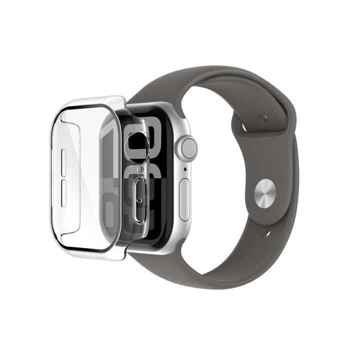 Belkin SCREENFORCE TemperedCurve - Stoßstange für Smartwatch - 2-in-1, 42 mm - gehärtetes Glas (9H), Ansicht 2