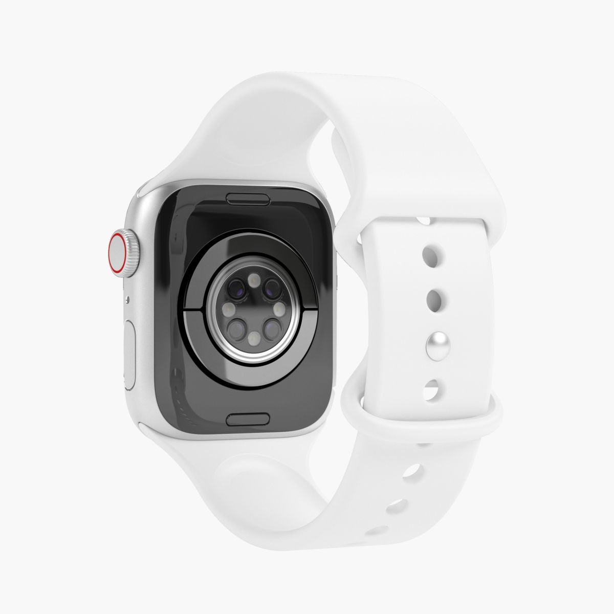 Vonmählen Classic - Band - Smartwatch - Weiß - Apple - Apple Watch 38 mm | 40 mm | 41 mm - Silikon, Ansicht 4