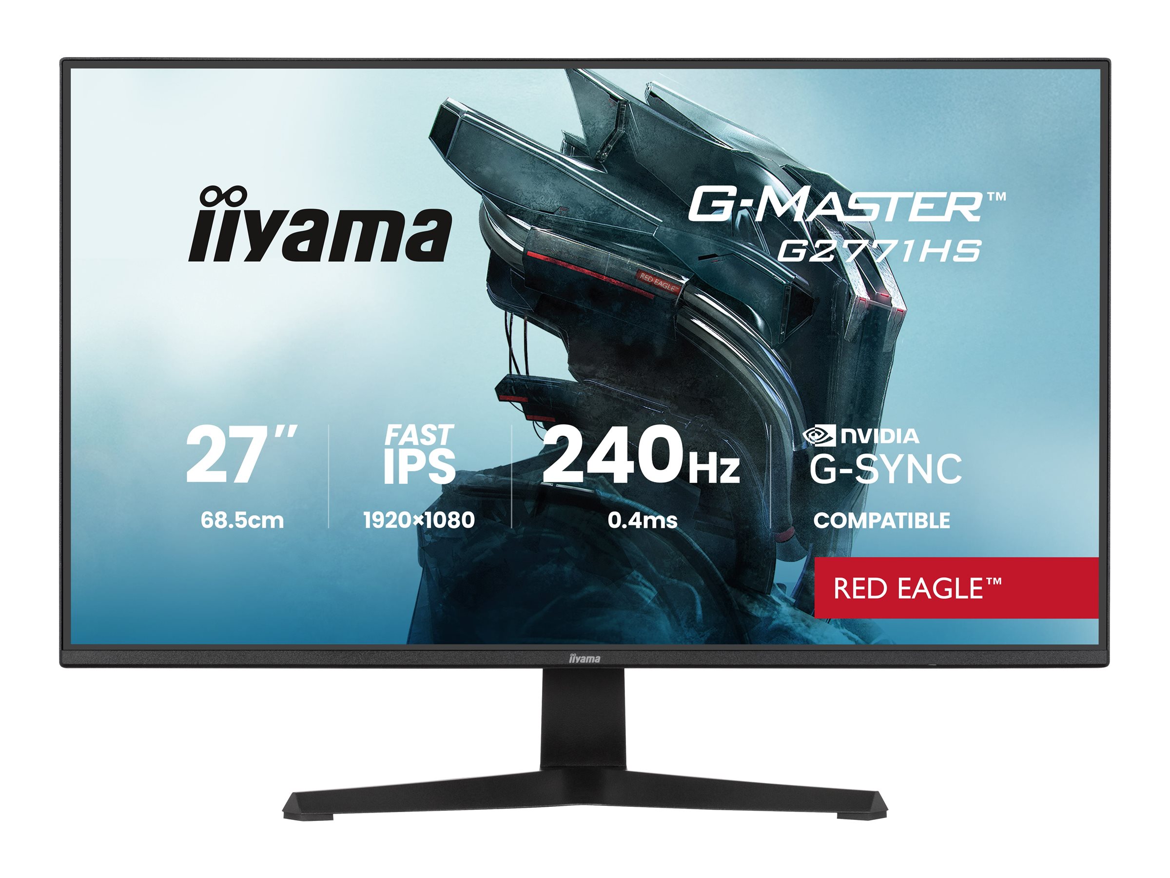 Iiyama G-MASTER Red Eagle G2771HS-B1 - LED-Monitor - Gaming - 68.6 cm (27")