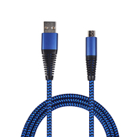 2GO USB Ladekabel - blau - 100cm für Micro-USB (795948)