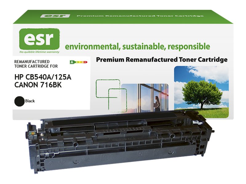 Armor ESR - Schwarz - kompatibel - Karton - wiederaufbereitet - Tonerpatrone (Alternative zu: HP CB540A)