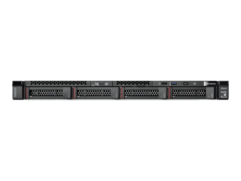 Lenovo ThinkSystem SR530 7X08 - Server - Rack-Montage - 1U - zweiweg - 1 x Xeon Silver 4208  2.1 GHz - RAM 16 GB - SAS - Hot-Swap 6.4 cm (2.5)