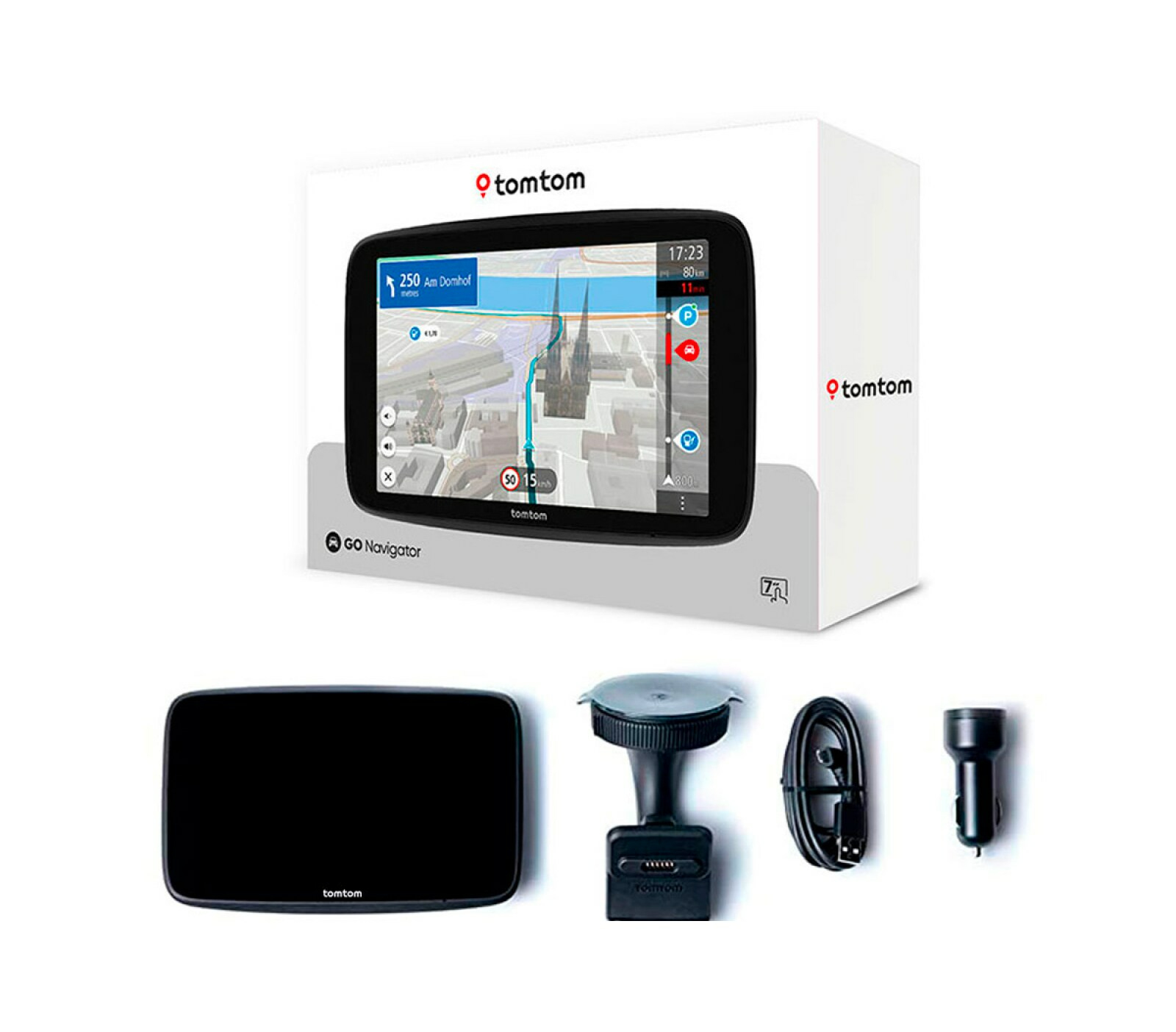 TomTom GO Navigator - GPS-Navigationsgerät, Ansicht 3