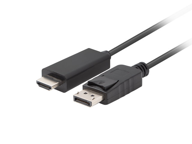 Lanberg CA-DPHD-11CC-0050-BK - DisplayPort - HDMI - 5 m - Schwarz, Ansicht 3