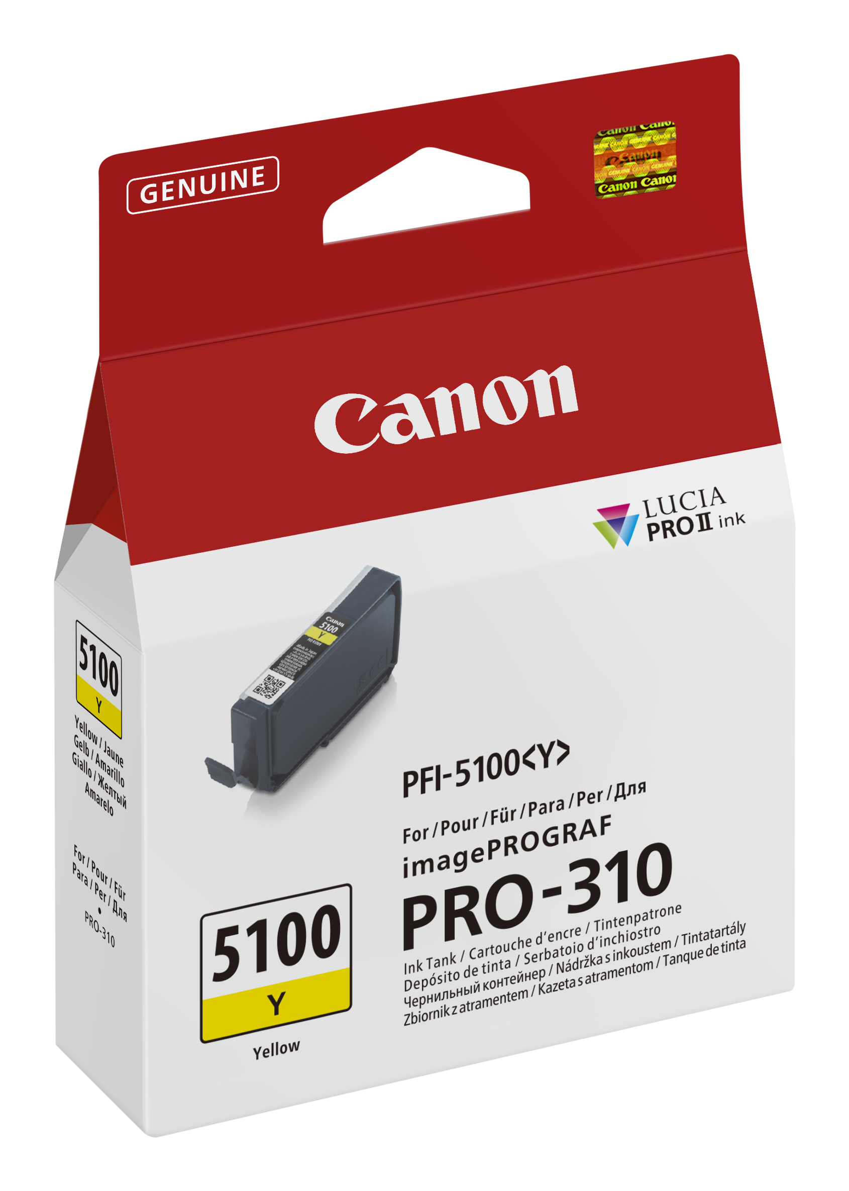 Canon PFI-5100 Y - 14.4 ml - Gelb - original, Ansicht 2