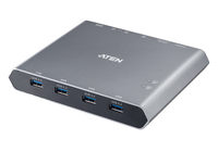 Aten 2-Port USB-C 4K DisplayPort KVM Dock Switch 4