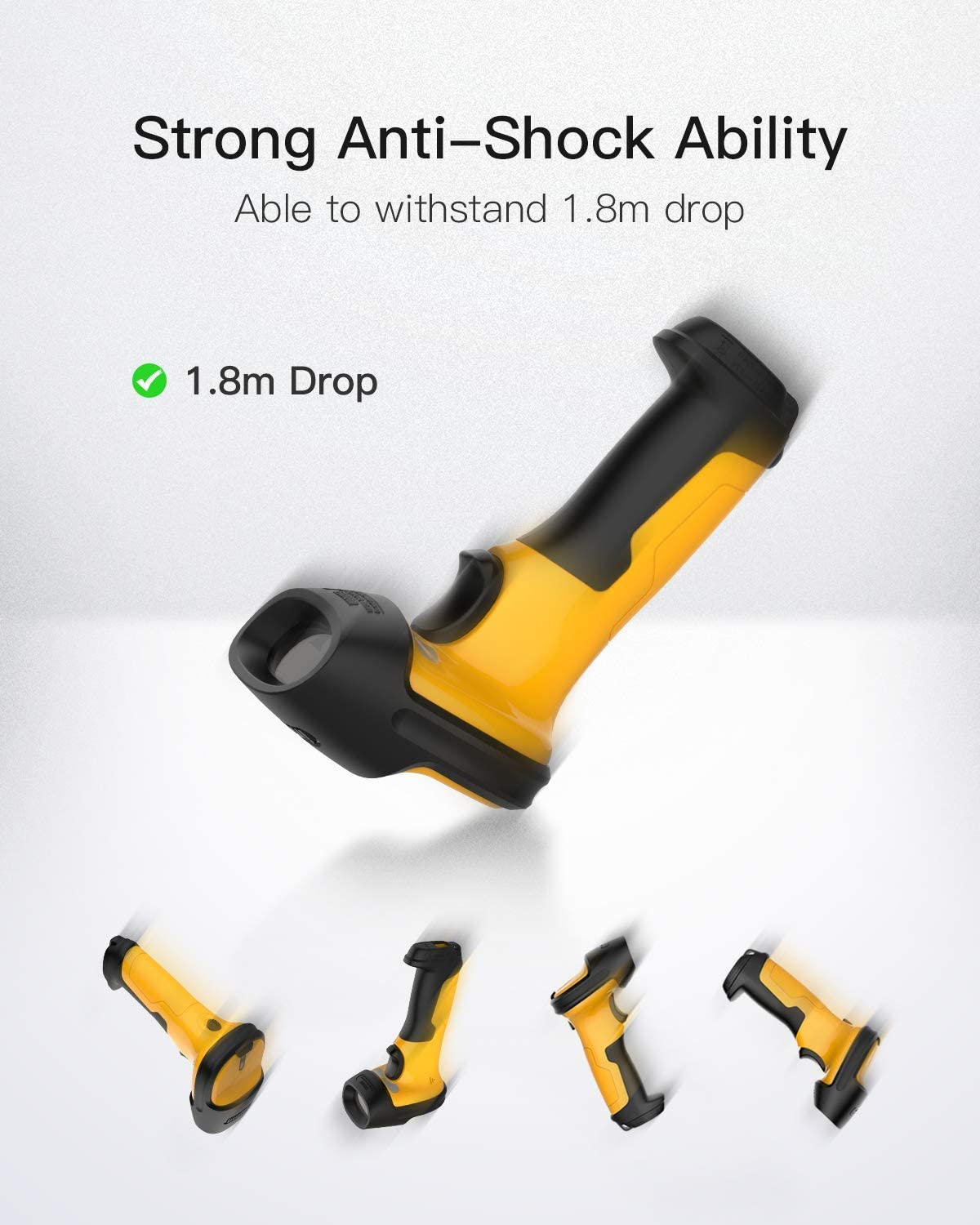 Inateck Barcodescanner P6 yellow[BCST-P6_yellow], Ansicht 4