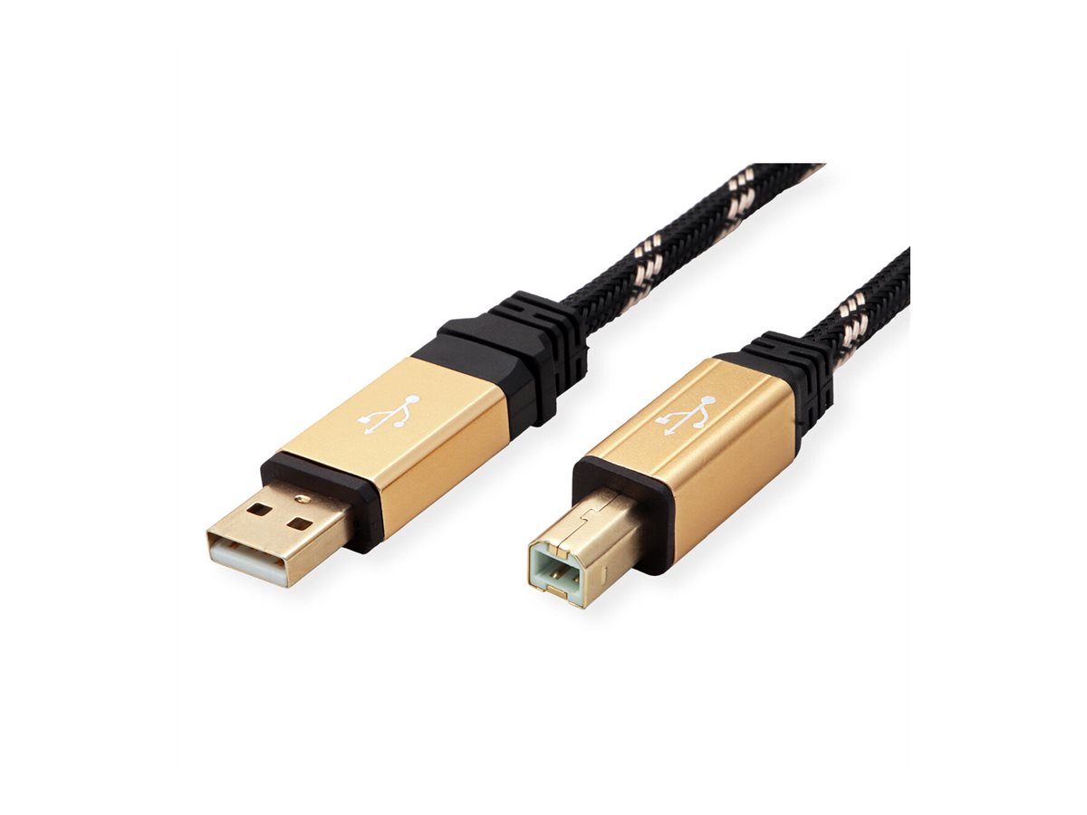 ROLINE Gold - USB-Kabel - USB (M) zu USB Typ B (M)