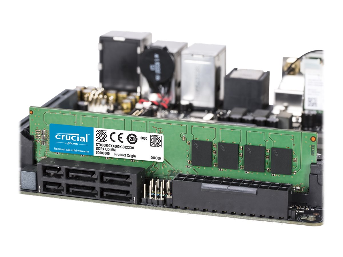 Crucial - DDR4 - Kit - 64 GB: 2 x 32 GB - DIMM 288-PIN - 2666 MHz / PC4-21300