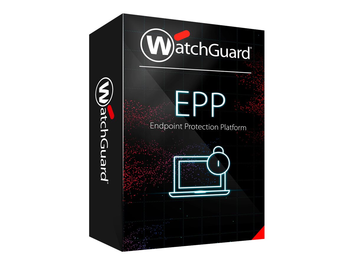 WatchGuard Endpoint Protection Platform - Abonnement-Lizenz (3 Jahre) - 1 Endpunkt-Gerät - Volumen - 101-250 Lizenzen - Linux, Win, Mac, Android