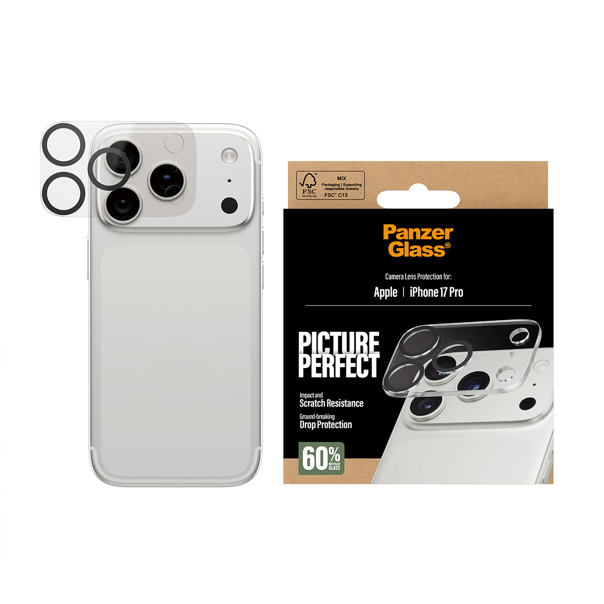 PanzerGlass PicturePerfect - Objektivschutz für Handy, Ansicht 3