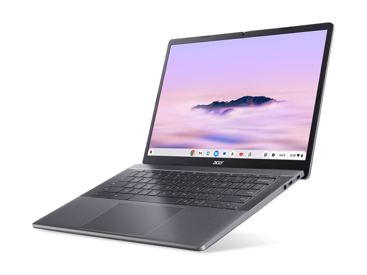 Acer Chromebook Plus 514 CB514-3HT - AMD Ryzen 5 7520C  2.8 GHz - Chrome OS - Radeon 610M - 8 GB RAM - 256 GB SSD - 35.6 cm (14)