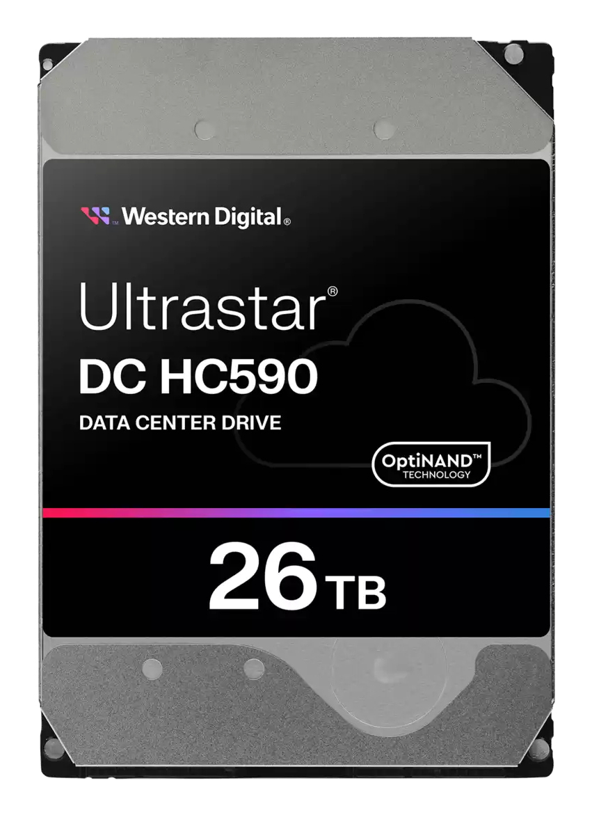 WD 26TB Ultrastar DC HC590 (SAS 12Gb/s) WUH722626AL52L4 512e/4Kn - Festplatte - Serial Attached SCSI (SAS), Ansicht 2