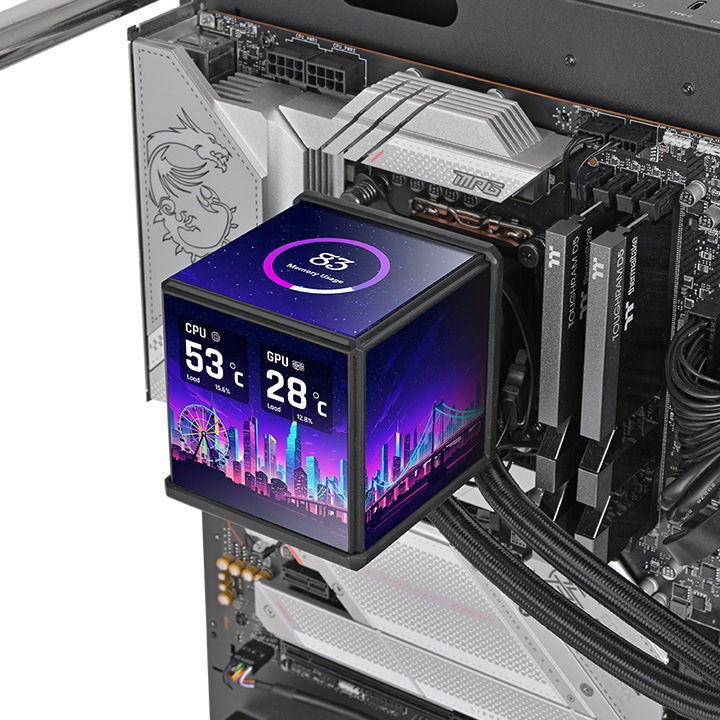 Thermaltake Minecube 360 Ultra AiO ARGB Fan black - CPU-Kühler - AMD Sockel AM2, Ansicht 2