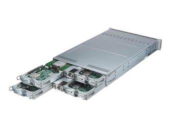 Supermicro IoT SuperServer 211TP-HPTRD - 4 Knoten - Cluster - Rack-Montage - 2U - zweiweg - keine CPU - RAM 0 GB 6.4 cm (2.5)
