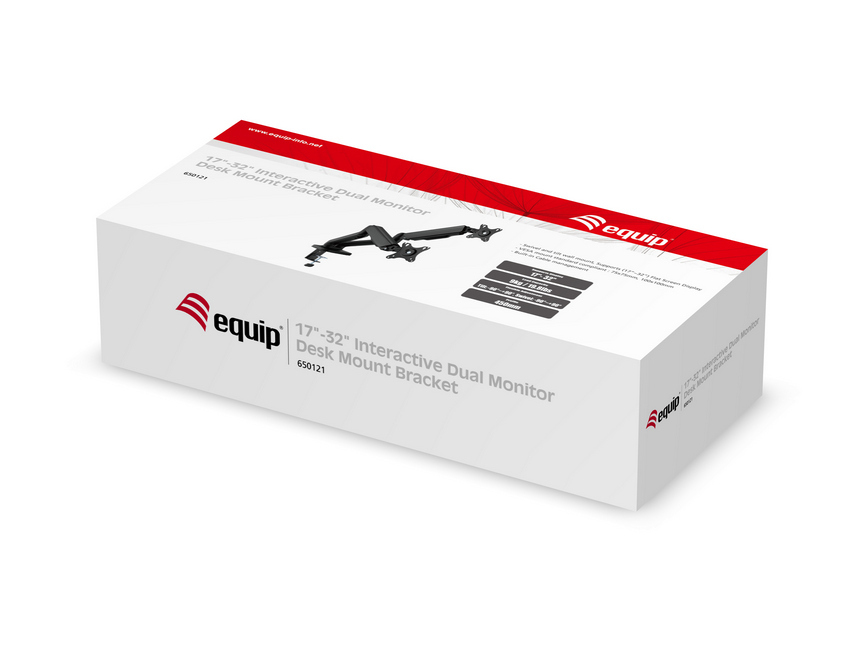 Equip Befestigungskit für 2 LCD-Displays - Bildschirmgröße: 33-68.6 cm (13-27), Ansicht 3
