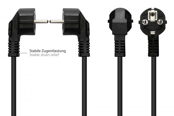 Good Connections P0130-S075 - 7,5 m - Netzstecker Typ E+F - C13-Koppler - 250 V, Ansicht 3
