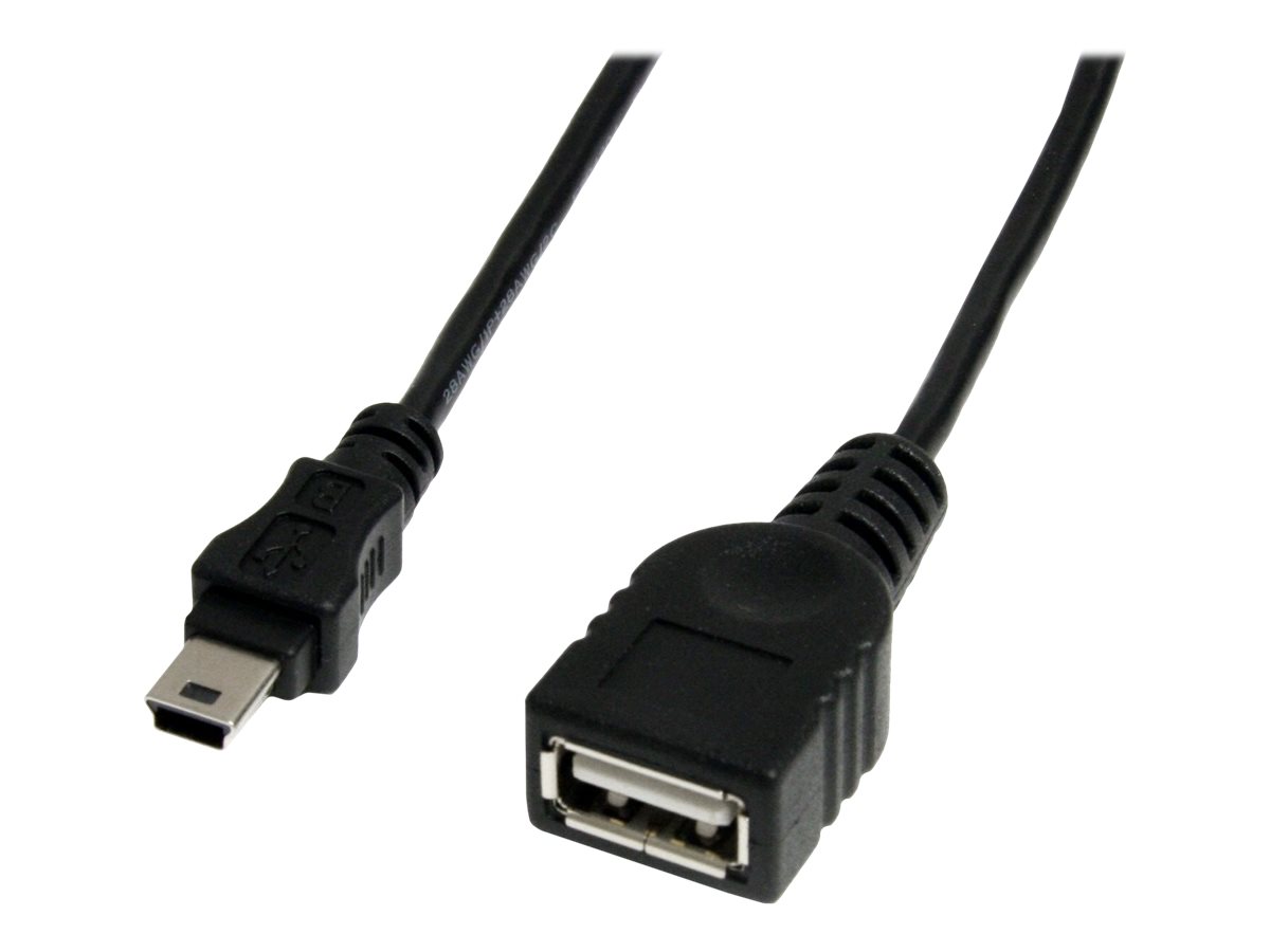 StarTech.com 30cm Mini USB 2.0 Kabel - USB A auf Mini B - Bu/St - USB-Kabel - USB (W) zu Mini-USB, Typ B (M) - USB 2.0