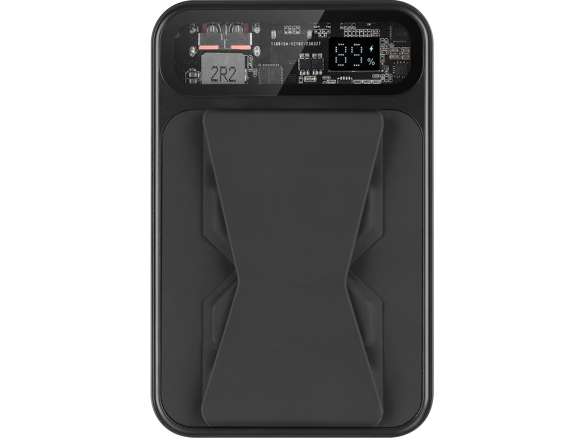 SANDBERG Kabelloses Ladegerät - 10 Watt - 2 Ausgabeanschlussstellen (USB Typ A, 24 pin USB-C), Ansicht 2