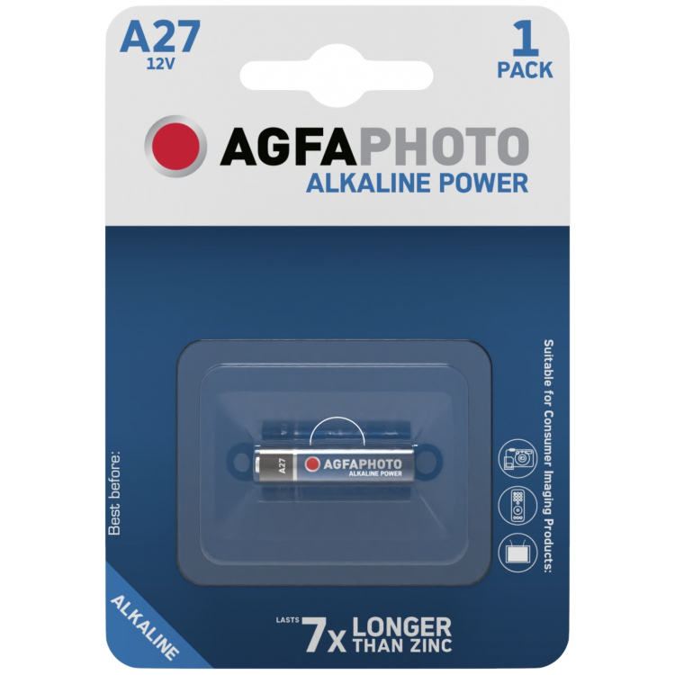 AgfaPhoto Alarm Controller - Batterie A27 / LR27A / LR27 / MN27, Ansicht 3