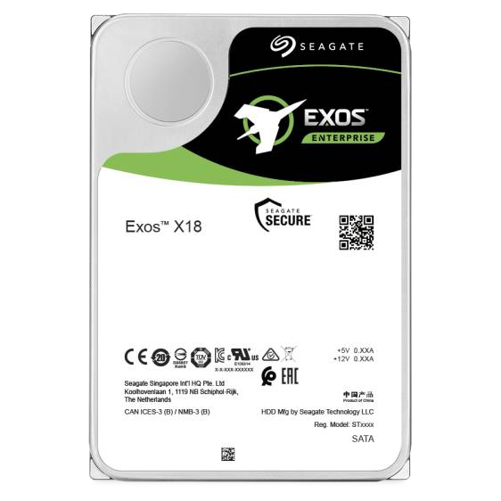 Seagate Enterprise ST18000NM000J, 18 TB, 7200 RPM, 256 MB, 3.5&quot;, Serial ATA III