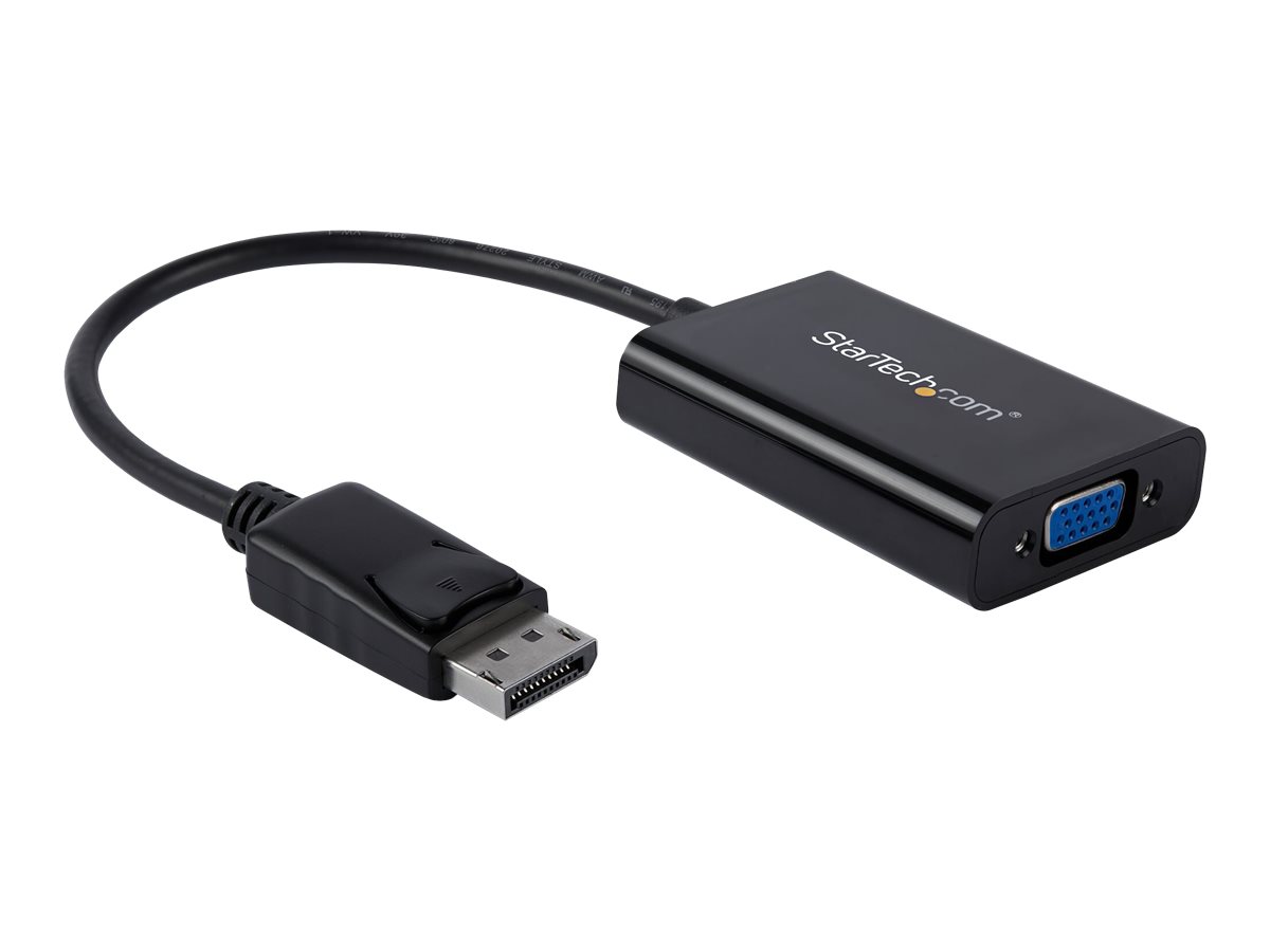 StarTech.com StarTech DisplayPort to VGA Adapter with Audio - 1920x1200 - DP to VGA Converter for Your VGA Monitor or Display (DP2VGAA)