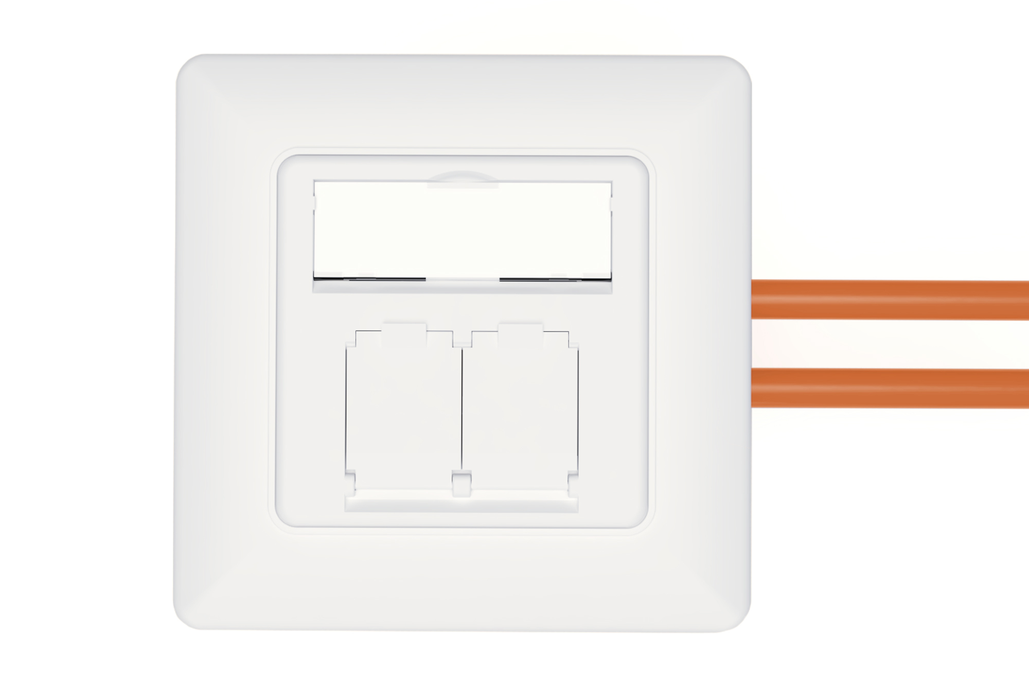 DIGITUS CAT 6A Klasse EA Netzwerkdose, designkompatibel, geschirmt, Unterputz, Ansicht 4