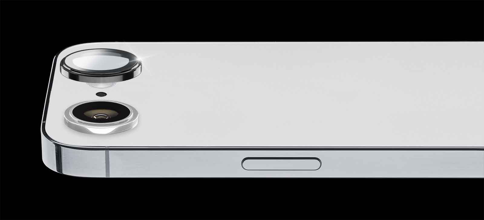 Cellularline Camera Lens Protection Ring iPhone 16e Clear, Ansicht 3