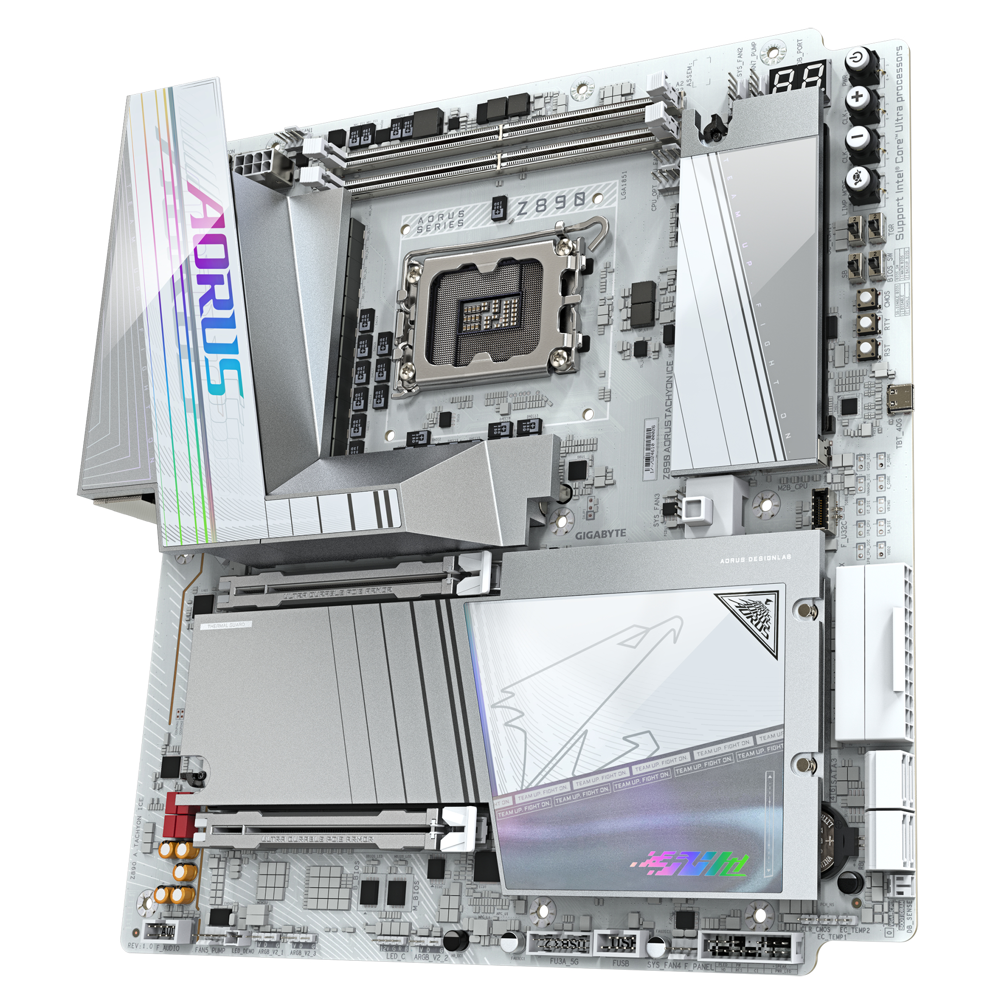 Gigabyte AORUS Z890 TACHYON ICE - Motherboard - E-ATX - LGA1851-Sockel - Z890 Chipsatz - USB-C 3.2 Gen 2x2…, Ansicht 4